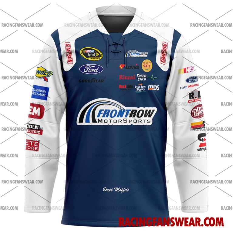 Nascar store - Loyal fans of Brett Moffitt's Men's Baseball Jersey,Women's Baseball Jersey,Kid's Baseball Jersey,Men's Hockey Jerseys,WoMen's Hockey Jerseys,Youth's Hockey Jerseys:vintage nascar racing suit,uniform,apparel,shirts,merch,merchandise,jersey,hoodie,jackets,shorts,sweatshirt,outfits,clothes