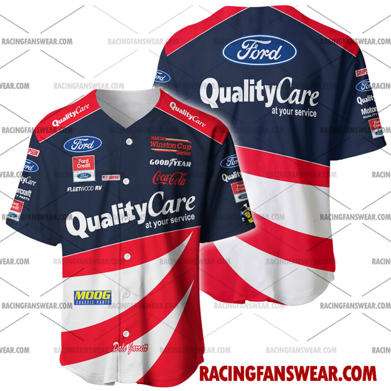 Nascar store - Loyal fans of Dale Jarrett's Men's Baseball Jersey,Women's Baseball Jersey,Kid's Baseball Jersey,Men's Hockey Jerseys,WoMen's Hockey Jerseys,Youth's Hockey Jerseys:vintage nascar racing suit,uniform,apparel,shirts,merch,merchandise,jersey,hoodie,jackets,shorts,sweatshirt,outfits,clothes