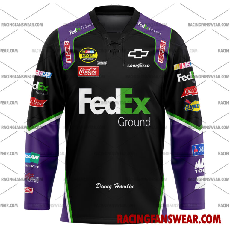 Nascar store - Loyal fans of Denny Hamlin's Men's Baseball Jersey,Women's Baseball Jersey,Kid's Baseball Jersey,Men's Hockey Jerseys,WoMen's Hockey Jerseys,Youth's Hockey Jerseys:vintage nascar racing suit,uniform,apparel,shirts,merch,merchandise,jersey,hoodie,jackets,shorts,sweatshirt,outfits,clothes