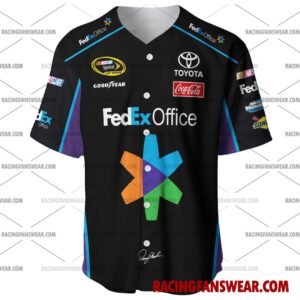 Denny Hamlin Nascar Racing 2010 Uniform Apparel Clothes Baseball Jersey Hockey Jersey 1 Nascar store - Loyal fans of Denny Hamlin's Men's Baseball Jersey,Women's Baseball Jersey,Kid's Baseball Jersey,Men's Hockey Jerseys,WoMen's Hockey Jerseys,Youth's Hockey Jerseys:vintage nascar racing suit,uniform,apparel,shirts,merch,merchandise,jersey,hoodie,jackets,shorts,sweatshirt,outfits,clothes