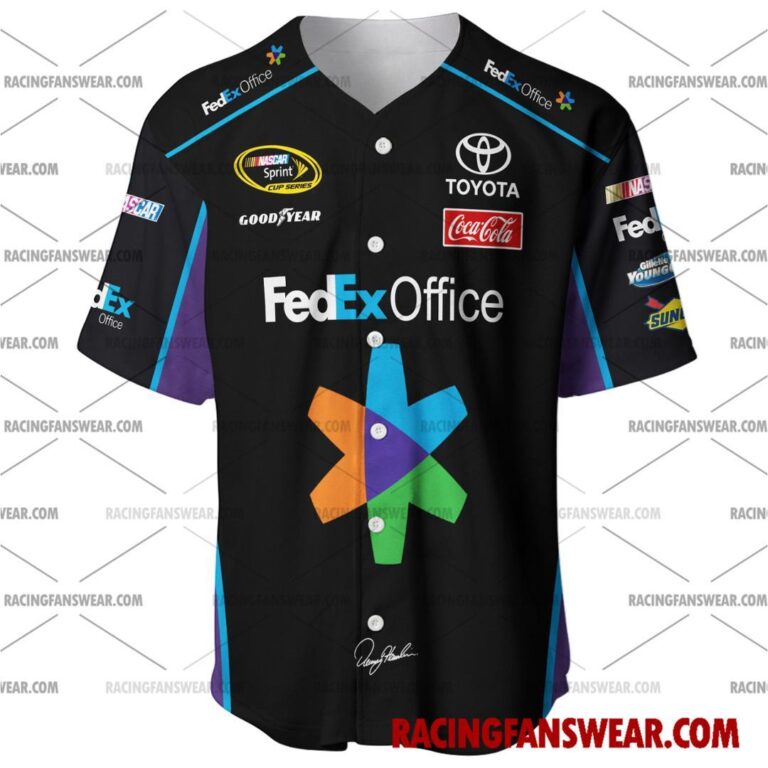 Nascar store - Loyal fans of Denny Hamlin's Men's Baseball Jersey,Women's Baseball Jersey,Kid's Baseball Jersey,Men's Hockey Jerseys,WoMen's Hockey Jerseys,Youth's Hockey Jerseys:vintage nascar racing suit,uniform,apparel,shirts,merch,merchandise,jersey,hoodie,jackets,shorts,sweatshirt,outfits,clothes