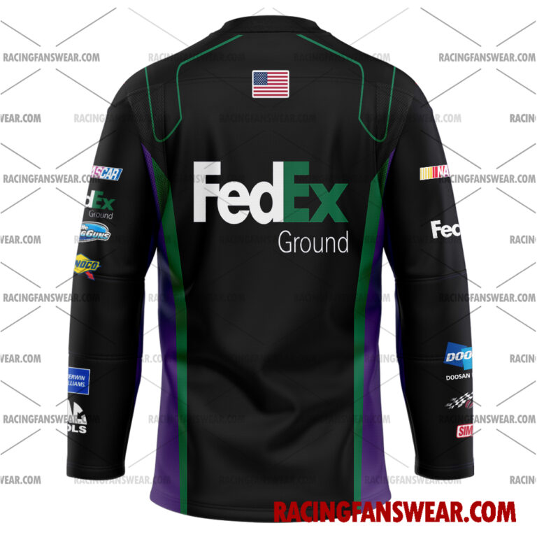 Nascar store - Loyal fans of Denny Hamlin's Men's Baseball Jersey,Women's Baseball Jersey,Kid's Baseball Jersey,Men's Hockey Jerseys,WoMen's Hockey Jerseys,Youth's Hockey Jerseys:vintage nascar racing suit,uniform,apparel,shirts,merch,merchandise,jersey,hoodie,jackets,shorts,sweatshirt,outfits,clothes