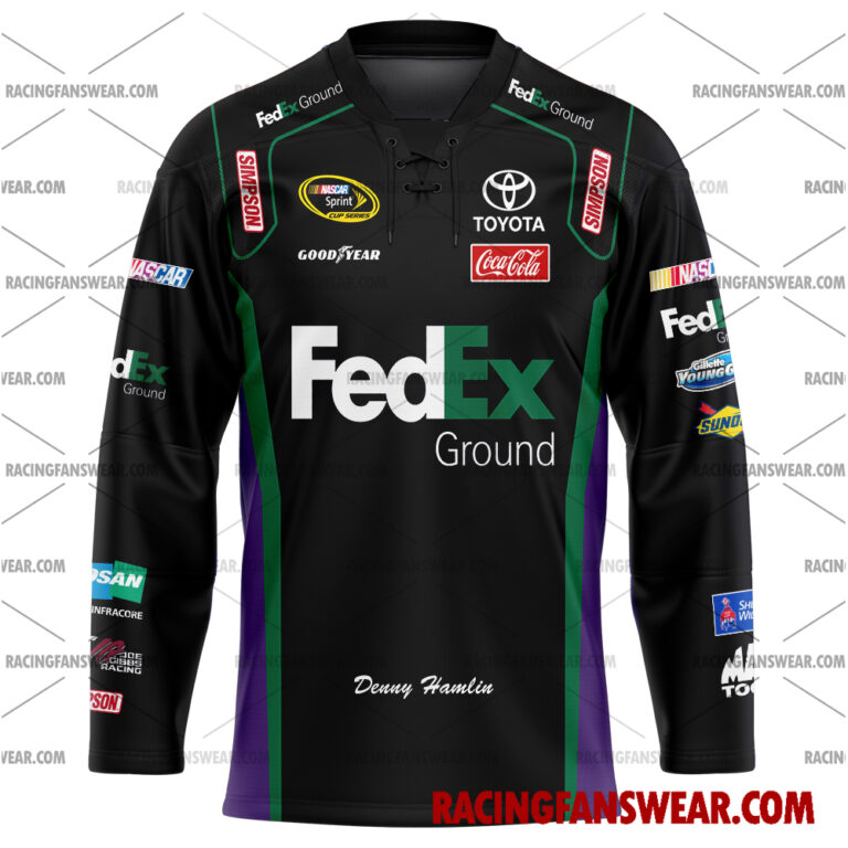 Nascar store - Loyal fans of Denny Hamlin's Men's Baseball Jersey,Women's Baseball Jersey,Kid's Baseball Jersey,Men's Hockey Jerseys,WoMen's Hockey Jerseys,Youth's Hockey Jerseys:vintage nascar racing suit,uniform,apparel,shirts,merch,merchandise,jersey,hoodie,jackets,shorts,sweatshirt,outfits,clothes