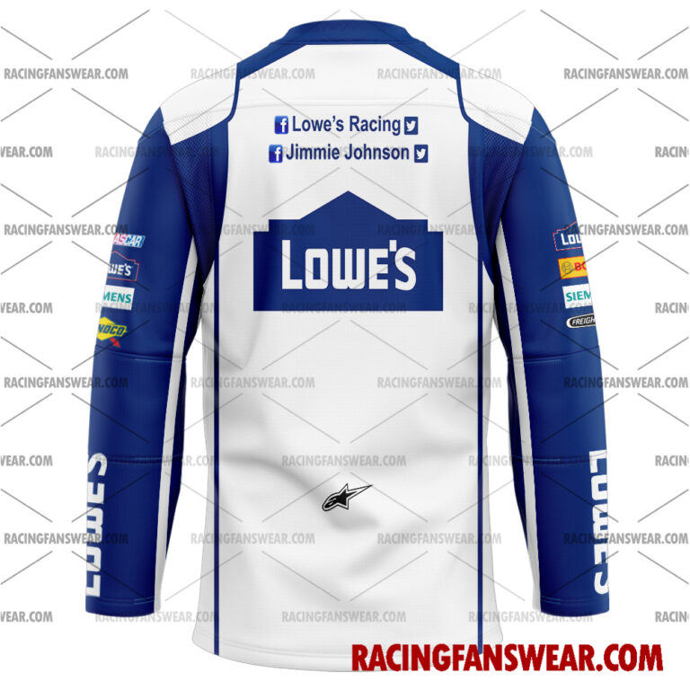 Nascar store - Loyal fans of Jimmie Johnson's Men's Baseball Jersey,Women's Baseball Jersey,Kid's Baseball Jersey,Men's Hockey Jerseys,WoMen's Hockey Jerseys,Youth's Hockey Jerseys:vintage nascar racing suit,uniform,apparel,shirts,merch,merchandise,jersey,hoodie,jackets,shorts,sweatshirt,outfits,clothes