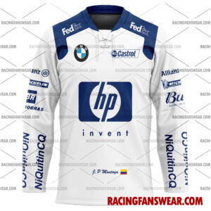 Juan Pablo Montoya Formula One Racing 2004 Uniform Apparel Clothes Baseball Jersey Hockey Jersey 3 Formula One store - Loyal fans of Juan Pablo Montoya's Men's Baseball Jersey,Women's Baseball Jersey,Kid's Baseball Jersey,Men's Hockey Jerseys,WoMen's Hockey Jerseys,Youth's Hockey Jerseys:vintage formula one racing suit,uniform,apparel,shirts,merch,merchandise,jersey,hoodie,jackets,shorts,sweatshirt,outfits,clothes