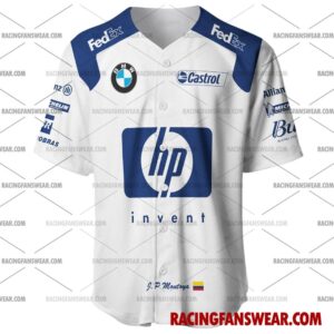 Juan Pablo Montoya Formula One Racing 2004 Uniform Apparel Clothes Baseball Jersey Hockey Jersey 1 Formula One store - Loyal fans of Juan Pablo Montoya's Men's Baseball Jersey,Women's Baseball Jersey,Kid's Baseball Jersey,Men's Hockey Jerseys,WoMen's Hockey Jerseys,Youth's Hockey Jerseys:vintage formula one racing suit,uniform,apparel,shirts,merch,merchandise,jersey,hoodie,jackets,shorts,sweatshirt,outfits,clothes