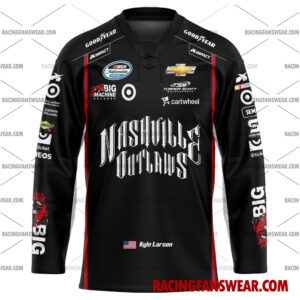 Kyle Larson Nascar Racing 2014 Uniform Apparel Clothes Baseball Jersey Hockey Jersey 3 Nascar store - Loyal fans of Kyle Larson's Men's Baseball Jersey,Women's Baseball Jersey,Kid's Baseball Jersey,Men's Hockey Jerseys,WoMen's Hockey Jerseys,Youth's Hockey Jerseys:vintage nascar racing suit,uniform,apparel,shirts,merch,merchandise,jersey,hoodie,jackets,shorts,sweatshirt,outfits,clothes