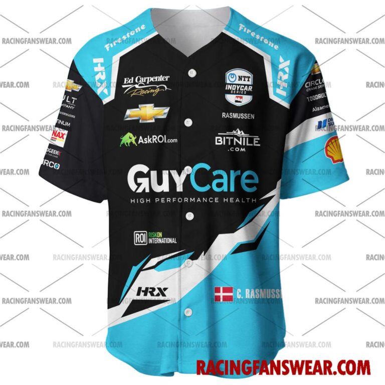 IndyCar store - Loyal fans of Christian Rasmussen's Men's Baseball Jersey,Women's Baseball Jersey,Kid's Baseball Jersey,Men's Hockey Jerseys,WoMen's Hockey Jerseys,Youth's Hockey Jerseys:Vintage indycar racing suit,uniform,apparel,shirts,merch,merchandise,jersey,hoodie,jackets,shorts,sweatshirt,outfits,clothes