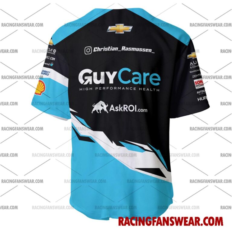 IndyCar store - Loyal fans of Christian Rasmussen's Men's Baseball Jersey,Women's Baseball Jersey,Kid's Baseball Jersey,Men's Hockey Jerseys,WoMen's Hockey Jerseys,Youth's Hockey Jerseys:Vintage indycar racing suit,uniform,apparel,shirts,merch,merchandise,jersey,hoodie,jackets,shorts,sweatshirt,outfits,clothes