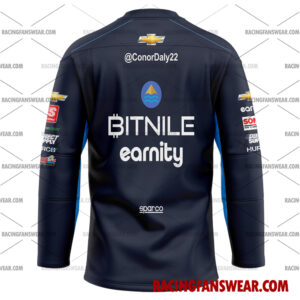 Conor Daly IndyCar Racing 2022 Uniform Apparel Clothes Baseball Jersey Hockey Jersey 4 IndyCar store - Loyal fans of Conor Daly's Men's Baseball Jersey,Women's Baseball Jersey,Kid's Baseball Jersey,Men's Hockey Jerseys,WoMen's Hockey Jerseys,Youth's Hockey Jerseys:Vintage indycar racing suit,uniform,apparel,shirts,merch,merchandise,jersey,hoodie,jackets,shorts,sweatshirt,outfits,clothes