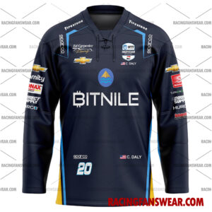 Conor Daly IndyCar Racing 2022 Uniform Apparel Clothes Baseball Jersey Hockey Jersey 3 IndyCar store - Loyal fans of Conor Daly's Men's Baseball Jersey,Women's Baseball Jersey,Kid's Baseball Jersey,Men's Hockey Jerseys,WoMen's Hockey Jerseys,Youth's Hockey Jerseys:Vintage indycar racing suit,uniform,apparel,shirts,merch,merchandise,jersey,hoodie,jackets,shorts,sweatshirt,outfits,clothes