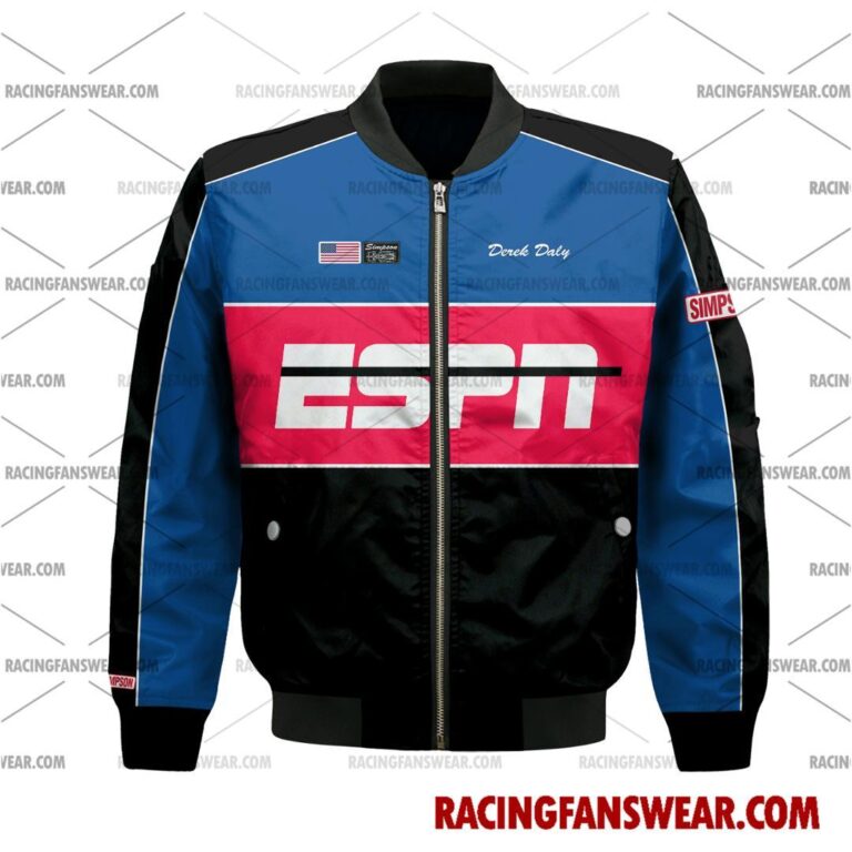 IndyCar store - Loyal fans of Derek Daly's Bomber Jacket,Unisex Thick Coat,Unisex Sleeveless Hoodie,Unisex Hooded T-Shirt,Kid Sleeveless Hoodie,Kid Hooded T-Shirts,Kid Thick Coat:Vintage indycar racing suit,uniform,apparel,shirts,merch,merchandise,jersey,hoodie,jackets,shorts,sweatshirt,outfits,clothes