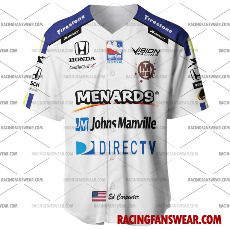 IndyCar store - Loyal fans of Ed Carpenter's Men's Baseball Jersey,Women's Baseball Jersey,Kid's Baseball Jersey,Men's Hockey Jerseys,WoMen's Hockey Jerseys,Youth's Hockey Jerseys:Vintage indycar racing suit,uniform,apparel,shirts,merch,merchandise,jersey,hoodie,jackets,shorts,sweatshirt,outfits,clothes