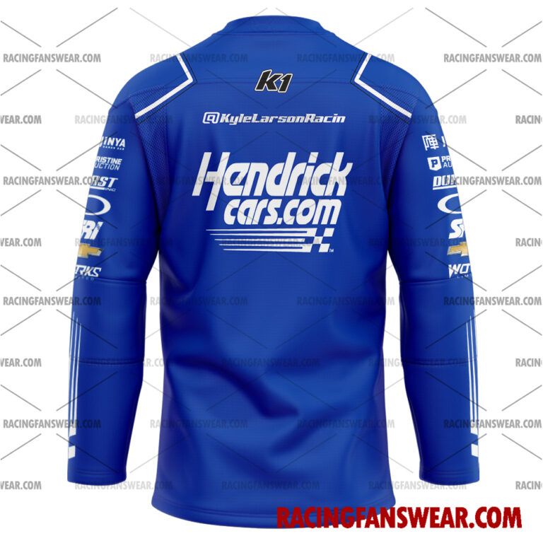 Nascar store - Loyal fans of Kyle Larson's Men's Baseball Jersey,Women's Baseball Jersey,Kid's Baseball Jersey,Men's Hockey Jerseys,WoMen's Hockey Jerseys,Youth's Hockey Jerseys:vintage nascar racing suit,uniform,apparel,shirts,merch,merchandise,jersey,hoodie,jackets,shorts,sweatshirt,outfits,clothes