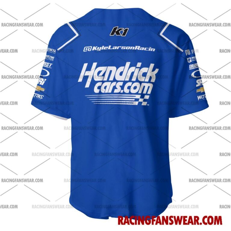 Nascar store - Loyal fans of Kyle Larson's Men's Baseball Jersey,Women's Baseball Jersey,Kid's Baseball Jersey,Men's Hockey Jerseys,WoMen's Hockey Jerseys,Youth's Hockey Jerseys:vintage nascar racing suit,uniform,apparel,shirts,merch,merchandise,jersey,hoodie,jackets,shorts,sweatshirt,outfits,clothes