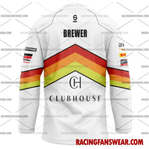 Lindsay Brewer IndyCar Racing 2021 Uniform Apparel Clothes Baseball Jersey Hockey Jersey 4 IndyCar store - Loyal fans of Lindsay Brewer's Men's Baseball Jersey,Women's Baseball Jersey,Kid's Baseball Jersey,Men's Hockey Jerseys,WoMen's Hockey Jerseys,Youth's Hockey Jerseys:Vintage indycar racing suit,uniform,apparel,shirts,merch,merchandise,jersey,hoodie,jackets,shorts,sweatshirt,outfits,clothes