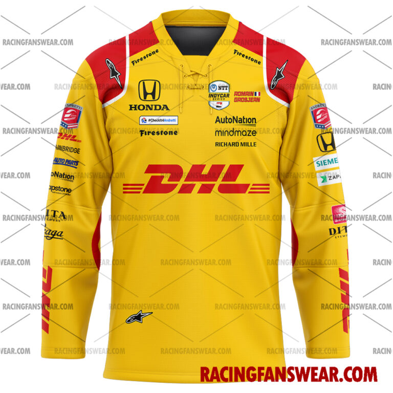 IndyCar store - Loyal fans of Romain Grosjean's Men's Baseball Jersey,Women's Baseball Jersey,Kid's Baseball Jersey,Men's Hockey Jerseys,WoMen's Hockey Jerseys,Youth's Hockey Jerseys:Vintage indycar racing suit,uniform,apparel,shirts,merch,merchandise,jersey,hoodie,jackets,shorts,sweatshirt,outfits,clothes