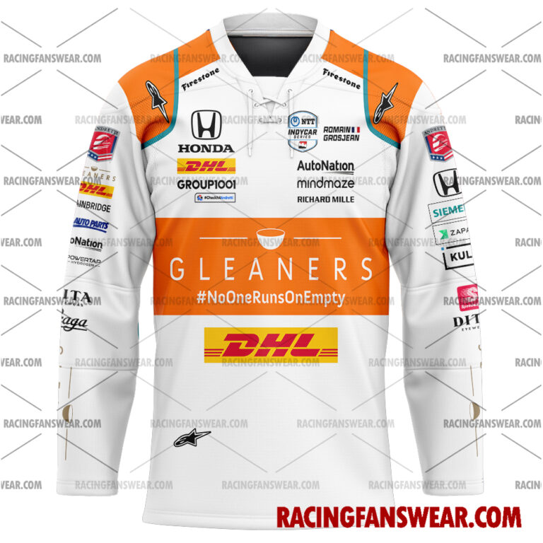 IndyCar store - Loyal fans of Romain Grosjean's Men's Baseball Jersey,Women's Baseball Jersey,Kid's Baseball Jersey,Men's Hockey Jerseys,WoMen's Hockey Jerseys,Youth's Hockey Jerseys:Vintage indycar racing suit,uniform,apparel,shirts,merch,merchandise,jersey,hoodie,jackets,shorts,sweatshirt,outfits,clothes