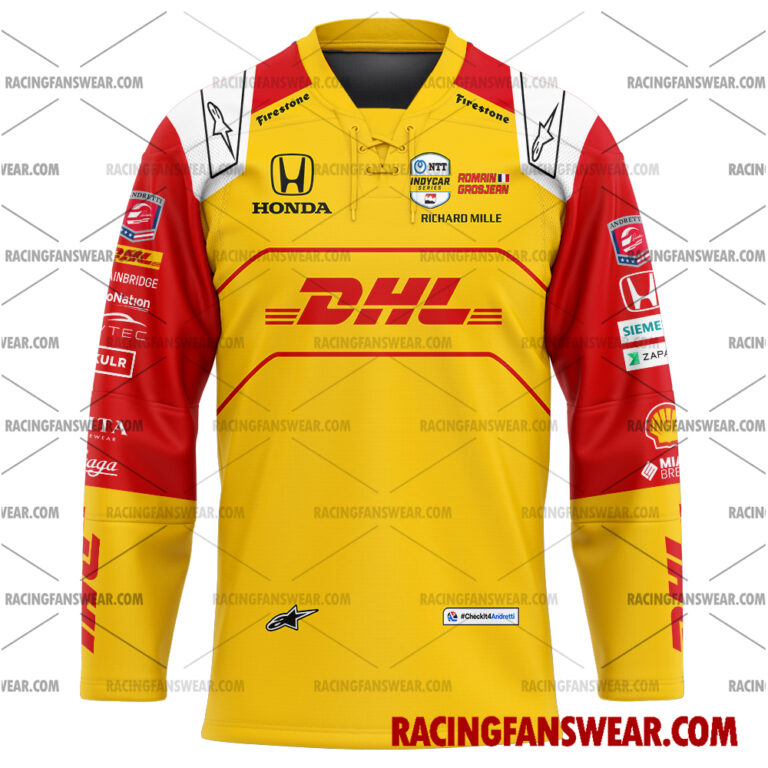 IndyCar store - Loyal fans of Romain Grosjean's Men's Baseball Jersey,Women's Baseball Jersey,Kid's Baseball Jersey,Men's Hockey Jerseys,WoMen's Hockey Jerseys,Youth's Hockey Jerseys:Vintage indycar racing suit,uniform,apparel,shirts,merch,merchandise,jersey,hoodie,jackets,shorts,sweatshirt,outfits,clothes