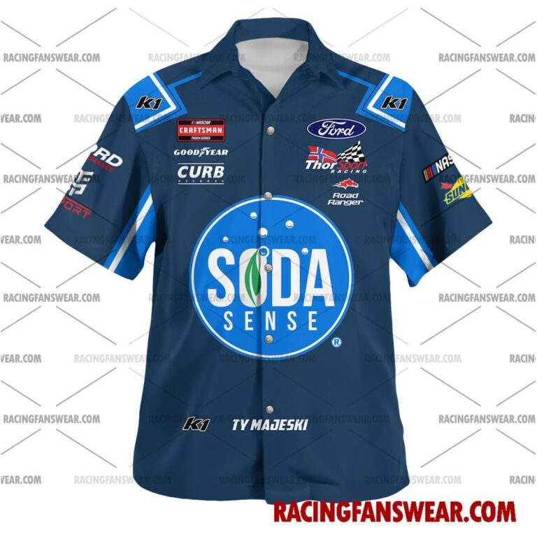 Nascar store - Loyal fans of Ty Majeski's Unisex Hawaiian Shirt,Unisex Polo Shirt,Kid Hawaiian Shirt,Kid Polo Shirt:vintage nascar racing suit,uniform,apparel,shirts,merch,merchandise,jersey,hoodie,jackets,shorts,sweatshirt,outfits,clothes