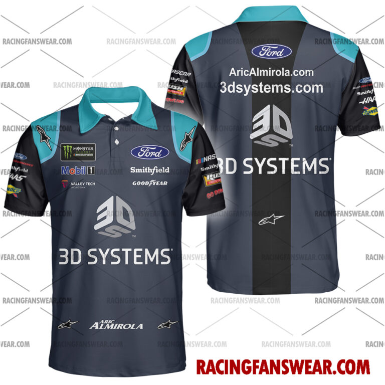 Nascar store - Loyal fans of Aric Almirola's Unisex Hawaiian Shirt,Unisex Polo Shirt,Kid Hawaiian Shirt,Kid Polo Shirt:vintage nascar racing suit,uniform,apparel,shirts,merch,merchandise,jersey,hoodie,jackets,shorts,sweatshirt,outfits,clothes