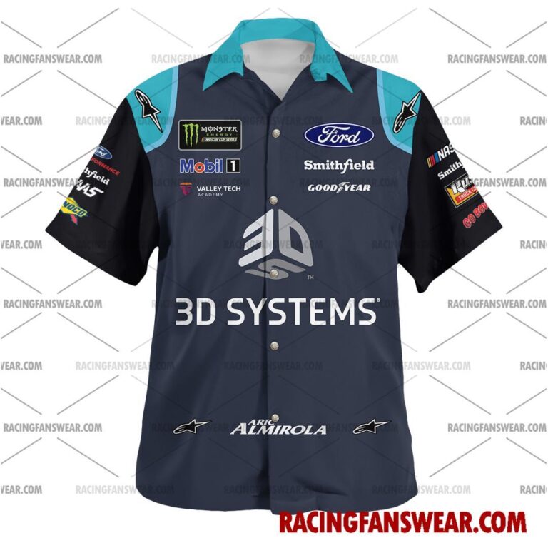 Nascar store - Loyal fans of Aric Almirola's Unisex Hawaiian Shirt,Unisex Polo Shirt,Kid Hawaiian Shirt,Kid Polo Shirt:vintage nascar racing suit,uniform,apparel,shirts,merch,merchandise,jersey,hoodie,jackets,shorts,sweatshirt,outfits,clothes