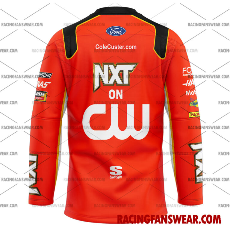 Nascar store - Loyal fans of Cole Custer's Men's Baseball Jersey,Women's Baseball Jersey,Kid's Baseball Jersey,Men's Hockey Jerseys,WoMen's Hockey Jerseys,Youth's Hockey Jerseys:vintage nascar racing suit,uniform,apparel,shirts,merch,merchandise,jersey,hoodie,jackets,shorts,sweatshirt,outfits,clothes