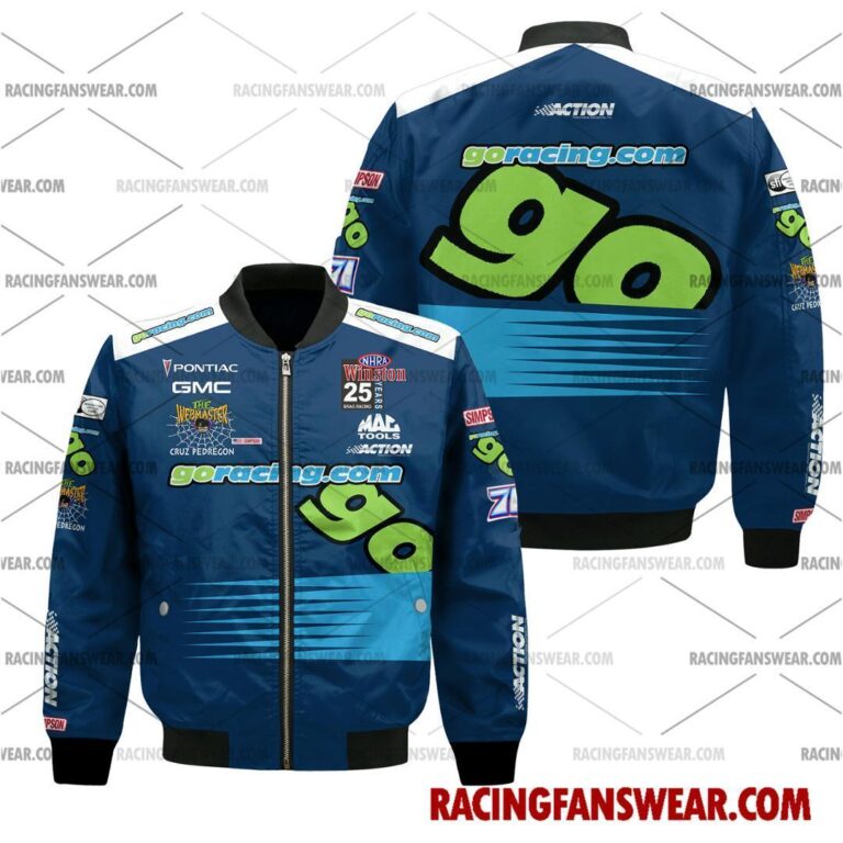 NHRA store - Loyal fans of Cruz Pedregon's Bomber Jacket,Unisex Thick Coat,Unisex Sleeveless Hoodie,Unisex Hooded T-Shirt,Kid Sleeveless Hoodie,Kid Hooded T-Shirts,Kid Thick Coat:vintage NHRA racing suit,uniform,apparel,shirts,merch,merchandise,jersey,hoodie,jackets,shorts,sweatshirt,outfits,clothes