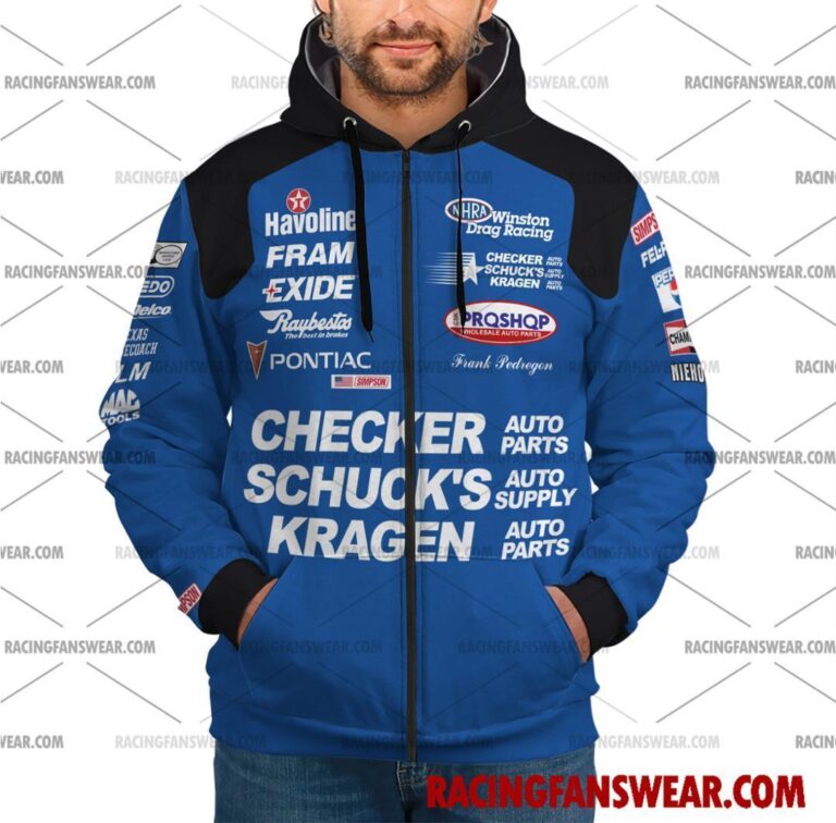 NHRA store - Loyal fans of Frank Pedregon's Unisex Hoodie,Unisex Pop Top Hoodie,Unisex Zip Hoodie,Unisex T-Shirt,Unisex Sweatshirt,Unisex Long Pants,Kid Hoodie,Kid Zip Hoodie,Kid T-Shirt,Kid Sweatshirt,Kid Long Pants:vintage NHRA racing suit,uniform,apparel,shirts,merch,merchandise,jersey,hoodie,jackets,shorts,sweatshirt,outfits,clothes