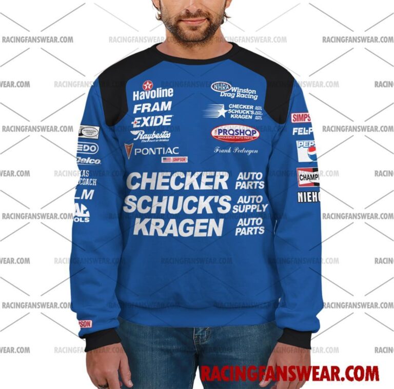 NHRA store - Loyal fans of Frank Pedregon's Unisex Hoodie,Unisex Pop Top Hoodie,Unisex Zip Hoodie,Unisex T-Shirt,Unisex Sweatshirt,Unisex Long Pants,Kid Hoodie,Kid Zip Hoodie,Kid T-Shirt,Kid Sweatshirt,Kid Long Pants:vintage NHRA racing suit,uniform,apparel,shirts,merch,merchandise,jersey,hoodie,jackets,shorts,sweatshirt,outfits,clothes