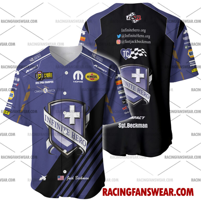 NHRA store - Loyal fans of Jack Beckman's Men's Baseball Jersey,Women's Baseball Jersey,Kid's Baseball Jersey,Men's Hockey Jerseys,WoMen's Hockey Jerseys,Youth's Hockey Jerseys:vintage NHRA racing suit,uniform,apparel,shirts,merch,merchandise,jersey,hoodie,jackets,shorts,sweatshirt,outfits,clothes