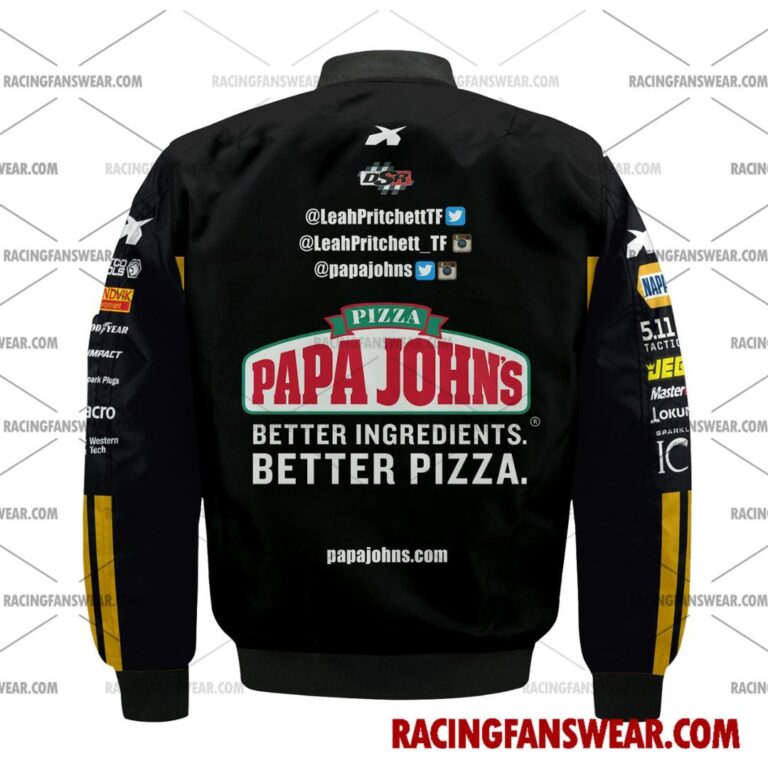 NHRA store - Loyal fans of Leah Pruett's Bomber Jacket,Unisex Thick Coat,Unisex Sleeveless Hoodie,Unisex Hooded T-Shirt,Kid Sleeveless Hoodie,Kid Hooded T-Shirts,Kid Thick Coat:vintage NHRA racing suit,uniform,apparel,shirts,merch,merchandise,jersey,hoodie,jackets,shorts,sweatshirt,outfits,clothes