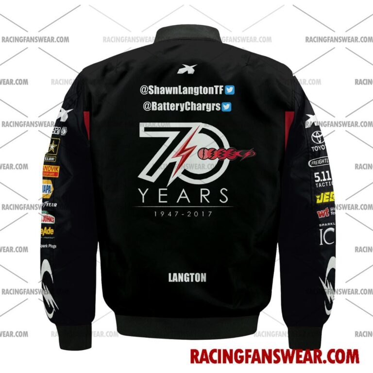 NHRA store - Loyal fans of Shawn Langdon's Bomber Jacket,Unisex Thick Coat,Unisex Sleeveless Hoodie,Unisex Hooded T-Shirt,Kid Sleeveless Hoodie,Kid Hooded T-Shirts,Kid Thick Coat:vintage NHRA racing suit,uniform,apparel,shirts,merch,merchandise,jersey,hoodie,jackets,shorts,sweatshirt,outfits,clothes