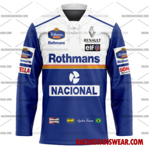 Ayrton Senna Formula One Racing 1994 Uniform Apparel Clothes Baseball Jersey Hockey Jersey 3 Formula One store - Loyal fans of Ayrton Senna's Men's Baseball Jersey,Women's Baseball Jersey,Kid's Baseball Jersey,Men's Hockey Jerseys,WoMen's Hockey Jerseys,Youth's Hockey Jerseys:vintage formula one racing suit,uniform,apparel,shirts,merch,merchandise,jersey,hoodie,jackets,shorts,sweatshirt,outfits,clothes