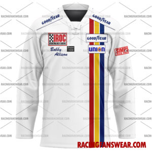 Bobby Allison Nascar Racing 1975 Uniform Apparel Clothes Baseball Jersey Hockey Jersey 3 Nascar store - Loyal fans of Bobby Allison's Men's Baseball Jersey,Women's Baseball Jersey,Kid's Baseball Jersey,Men's Hockey Jerseys,WoMen's Hockey Jerseys,Youth's Hockey Jerseys:vintage nascar racing suit,uniform,apparel,shirts,merch,merchandise,jersey,hoodie,jackets,shorts,sweatshirt,outfits,clothes