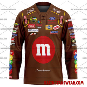 Nascar store - Loyal fans of David Gilliland's Men's Baseball Jersey,Women's Baseball Jersey,Kid's Baseball Jersey,Men's Hockey Jerseys,WoMen's Hockey Jerseys,Youth's Hockey Jerseys:vintage nascar racing suit,uniform,apparel,shirts,merch,merchandise,jersey,hoodie,jackets,shorts,sweatshirt,outfits,clothes