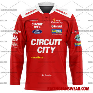 Hut Stricklin Nascar Racing 1996 Uniform Apparel Clothes Baseball Jersey Hockey Jersey 3 Nascar store - Loyal fans of Hut Stricklin's Men's Baseball Jersey,Women's Baseball Jersey,Kid's Baseball Jersey,Men's Hockey Jerseys,WoMen's Hockey Jerseys,Youth's Hockey Jerseys:vintage nascar racing suit,uniform,apparel,shirts,merch,merchandise,jersey,hoodie,jackets,shorts,sweatshirt,outfits,clothes