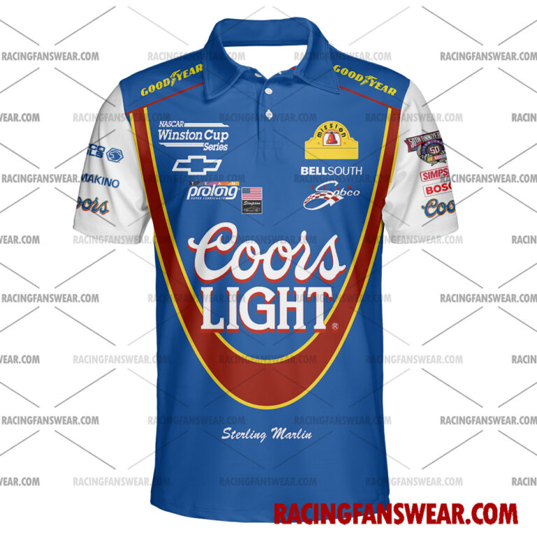 Nascar store - Loyal fans of Sterling Marlin's Unisex Hawaiian Shirt,Unisex Polo Shirt,Kid Hawaiian Shirt,Kid Polo Shirt:vintage nascar racing suit,uniform,apparel,shirts,merch,merchandise,jersey,hoodie,jackets,shorts,sweatshirt,outfits,clothes