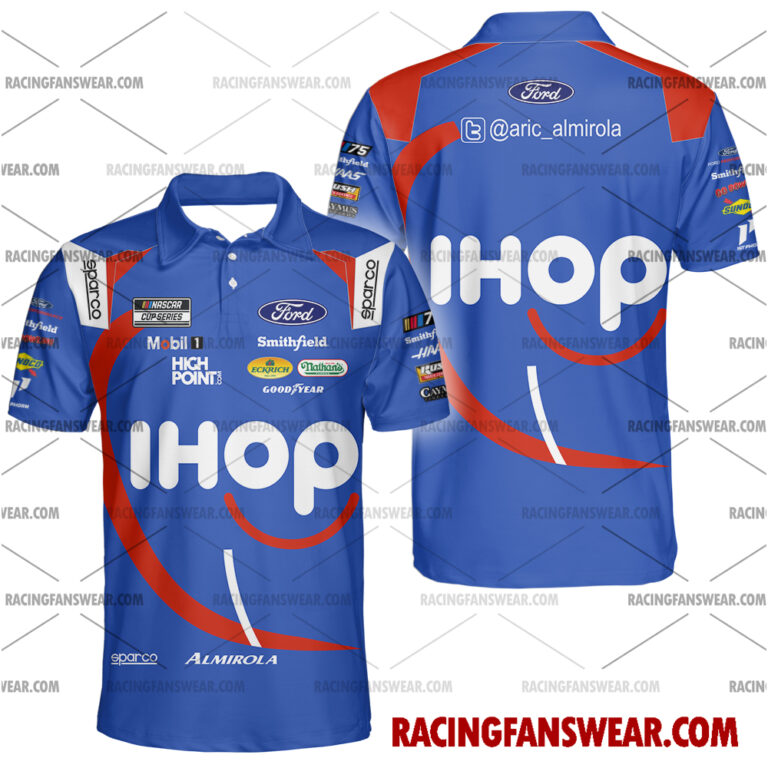 Nascar store - Loyal fans of Aric Almirola's Unisex Hawaiian Shirt,Unisex Polo Shirt,Kid Hawaiian Shirt,Kid Polo Shirt:vintage nascar racing suit,uniform,apparel,shirts,merch,merchandise,jersey,hoodie,jackets,shorts,sweatshirt,outfits,clothes