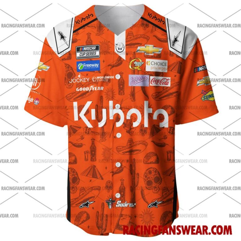 Nascar store - Loyal fans of Daniel Suárez's Men's Baseball Jersey,Women's Baseball Jersey,Kid's Baseball Jersey,Men's Hockey Jerseys,WoMen's Hockey Jerseys,Youth's Hockey Jerseys:vintage nascar racing suit,uniform,apparel,shirts,merch,merchandise,jersey,hoodie,jackets,shorts,sweatshirt,outfits,clothes