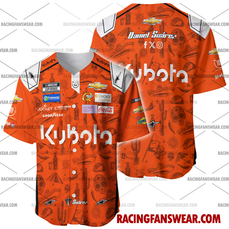 Nascar store - Loyal fans of Daniel Suárez's Men's Baseball Jersey,Women's Baseball Jersey,Kid's Baseball Jersey,Men's Hockey Jerseys,WoMen's Hockey Jerseys,Youth's Hockey Jerseys:vintage nascar racing suit,uniform,apparel,shirts,merch,merchandise,jersey,hoodie,jackets,shorts,sweatshirt,outfits,clothes