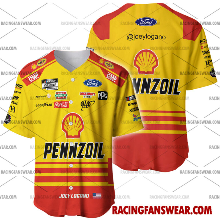 Nascar store - Loyal fans of Joey Logano's Men's Baseball Jersey,Women's Baseball Jersey,Kid's Baseball Jersey,Men's Hockey Jerseys,WoMen's Hockey Jerseys,Youth's Hockey Jerseys:vintage nascar racing suit,uniform,apparel,shirts,merch,merchandise,jersey,hoodie,jackets,shorts,sweatshirt,outfits,clothes