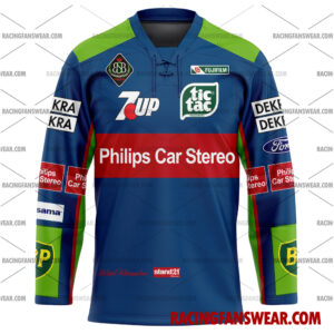 Michael Schumacher Formula One Racing 1991 Uniform Apparel Clothes Baseball Jersey Hockey Jersey 3 Formula One store - Loyal fans of Michael Schumacher's Men's Baseball Jersey,Women's Baseball Jersey,Kid's Baseball Jersey,Men's Hockey Jerseys,WoMen's Hockey Jerseys,Youth's Hockey Jerseys:vintage formula one racing suit,uniform,apparel,shirts,merch,merchandise,jersey,hoodie,jackets,shorts,sweatshirt,outfits,clothes