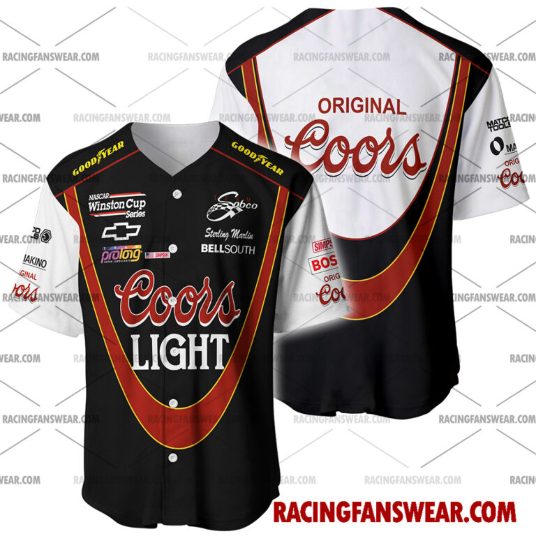 Nascar store - Loyal fans of Sterling Marlin's Men's Baseball Jersey,Women's Baseball Jersey,Kid's Baseball Jersey,Men's Hockey Jerseys,WoMen's Hockey Jerseys,Youth's Hockey Jerseys:vintage nascar racing suit,uniform,apparel,shirts,merch,merchandise,jersey,hoodie,jackets,shorts,sweatshirt,outfits,clothes