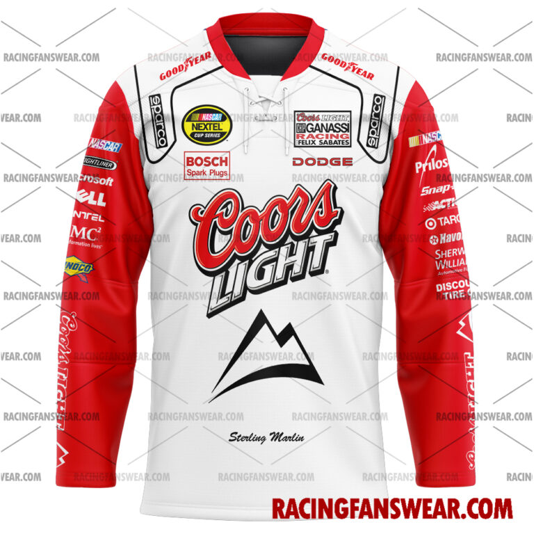 Nascar store - Loyal fans of Sterling Marlin's Men's Baseball Jersey,Women's Baseball Jersey,Kid's Baseball Jersey,Men's Hockey Jerseys,WoMen's Hockey Jerseys,Youth's Hockey Jerseys:vintage nascar racing suit,uniform,apparel,shirts,merch,merchandise,jersey,hoodie,jackets,shorts,sweatshirt,outfits,clothes