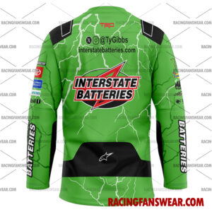 Ty Gibbs Nascar Racing 2024 Uniform Apparel Clothes Baseball Jersey Hockey Jersey 4 Nascar store - Loyal fans of Ty Gibbs's Men's Baseball Jersey,Women's Baseball Jersey,Kid's Baseball Jersey,Men's Hockey Jerseys,WoMen's Hockey Jerseys,Youth's Hockey Jerseys:vintage nascar racing suit,uniform,apparel,shirts,merch,merchandise,jersey,hoodie,jackets,shorts,sweatshirt,outfits,clothes