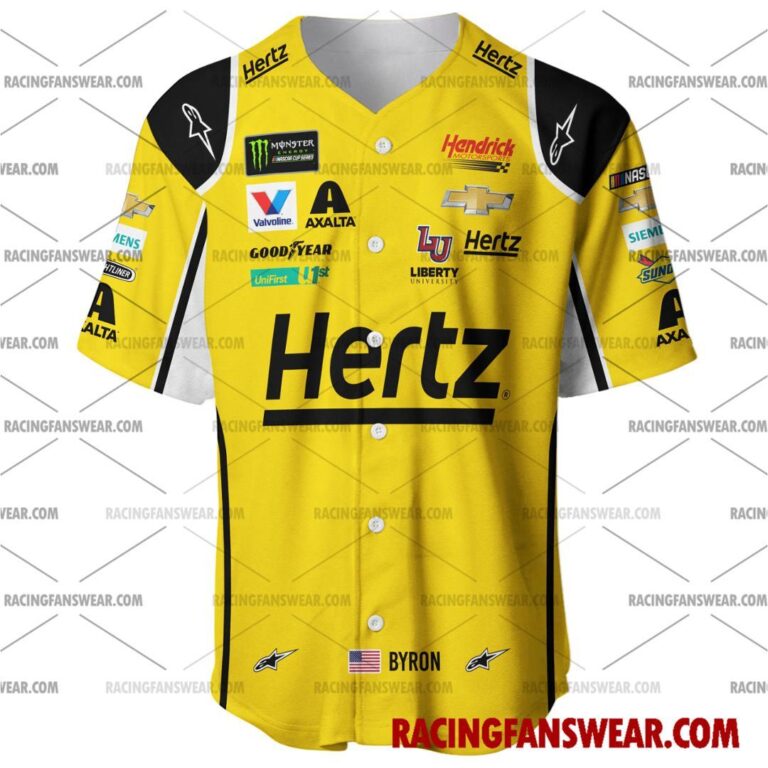 Nascar store - Loyal fans of William Byron's Men's Baseball Jersey,Women's Baseball Jersey,Kid's Baseball Jersey,Men's Hockey Jerseys,WoMen's Hockey Jerseys,Youth's Hockey Jerseys:vintage nascar racing suit,uniform,apparel,shirts,merch,merchandise,jersey,hoodie,jackets,shorts,sweatshirt,outfits,clothes