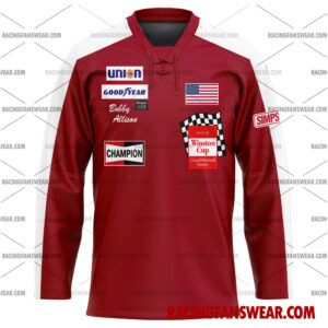Bobby Allison Nascar Racing 1981 Uniform Apparel Clothes Baseball Jersey Hockey Jersey 3 Nascar store - Loyal fans of Bobby Allison's Men's Baseball Jersey,Women's Baseball Jersey,Kid's Baseball Jersey,Men's Hockey Jerseys,WoMen's Hockey Jerseys,Youth's Hockey Jerseys:vintage nascar racing suit,uniform,apparel,shirts,merch,merchandise,jersey,hoodie,jackets,shorts,sweatshirt,outfits,clothes