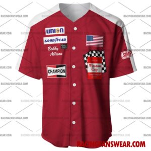Bobby Allison Nascar Racing 1981 Uniform Apparel Clothes Baseball Jersey Hockey Jersey 1 Nascar store - Loyal fans of Bobby Allison's Men's Baseball Jersey,Women's Baseball Jersey,Kid's Baseball Jersey,Men's Hockey Jerseys,WoMen's Hockey Jerseys,Youth's Hockey Jerseys:vintage nascar racing suit,uniform,apparel,shirts,merch,merchandise,jersey,hoodie,jackets,shorts,sweatshirt,outfits,clothes