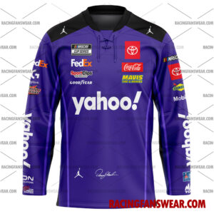 Denny Hamlin Nascar Racing 2024 Uniform Apparel Clothes Baseball Jersey Hockey Jersey 3 Nascar store - Loyal fans of Denny Hamlin's Men's Baseball Jersey,Women's Baseball Jersey,Kid's Baseball Jersey,Men's Hockey Jerseys,WoMen's Hockey Jerseys,Youth's Hockey Jerseys:vintage nascar racing suit,uniform,apparel,shirts,merch,merchandise,jersey,hoodie,jackets,shorts,sweatshirt,outfits,clothes